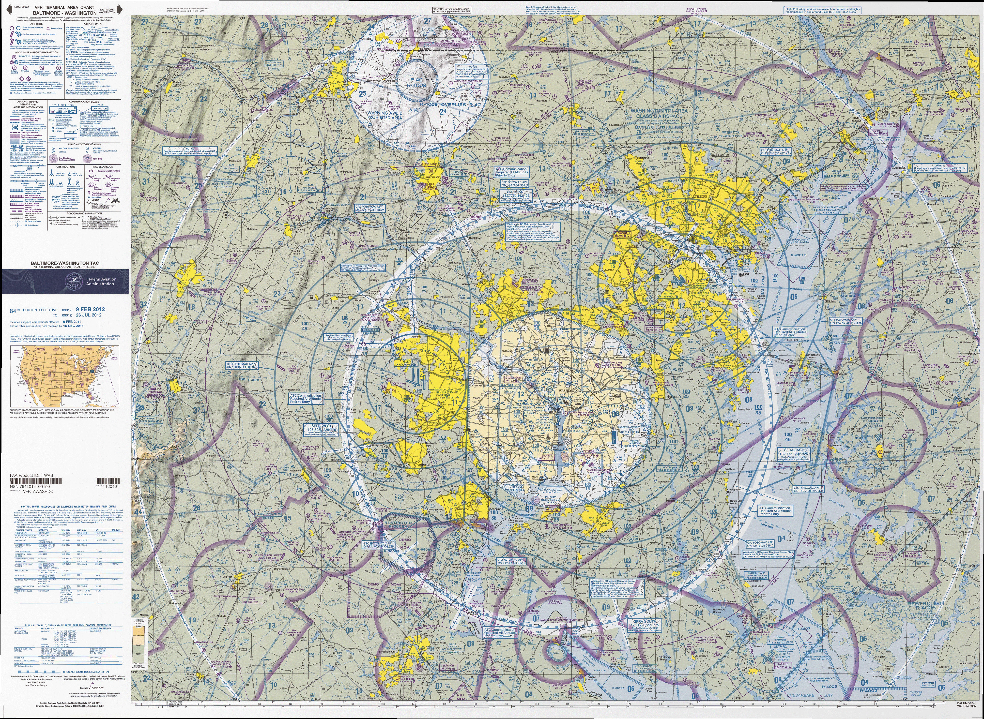 Visual Flight Rules (VFR) Terminal Area Raster Aeronautical Chart ...
