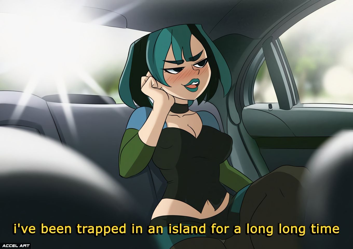 Waifu Taxi 003 Gwen Accel Art [total Drama Island] Scrolller