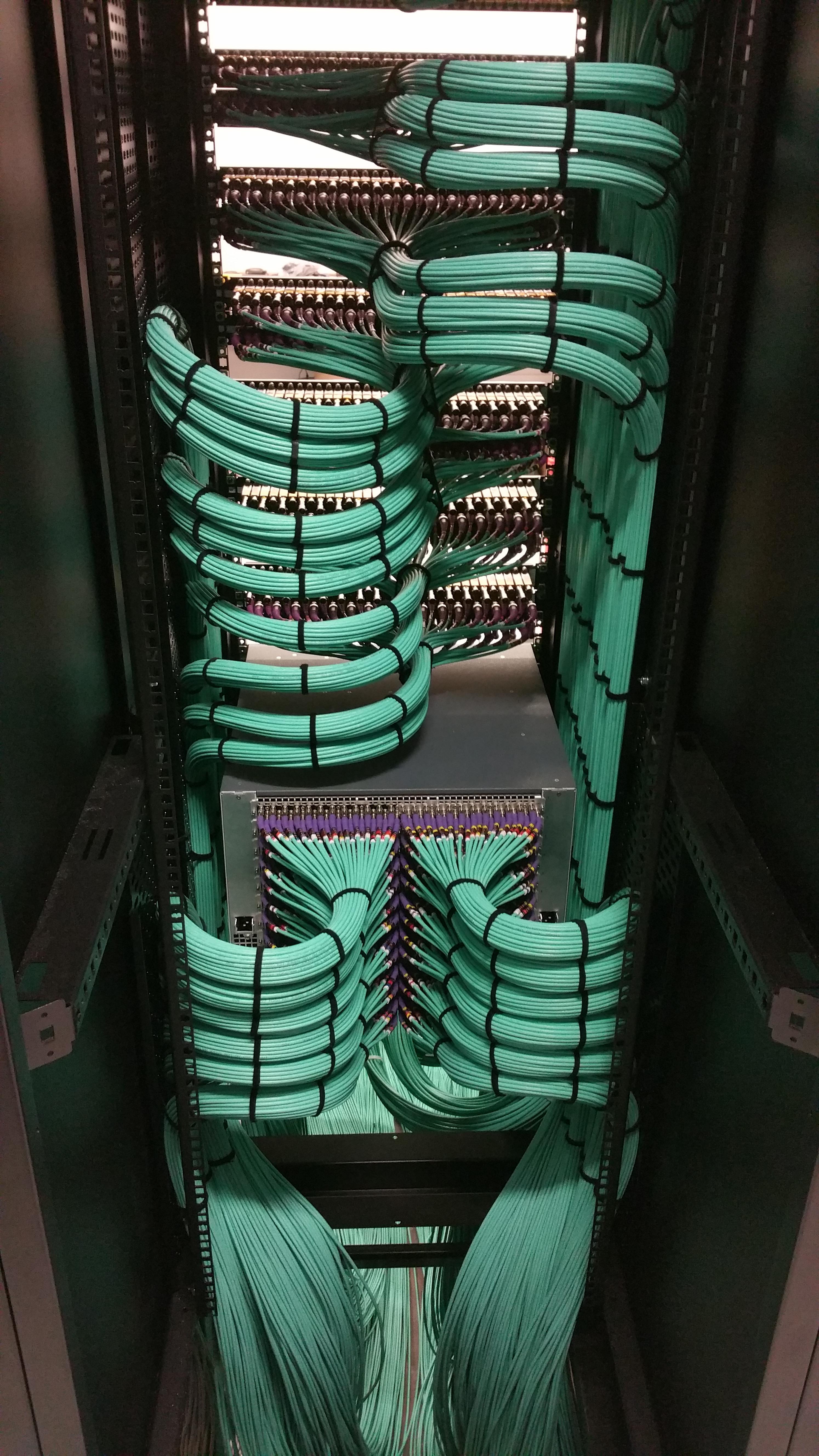 Was told to xpost here, the cabling job on a video router we installed