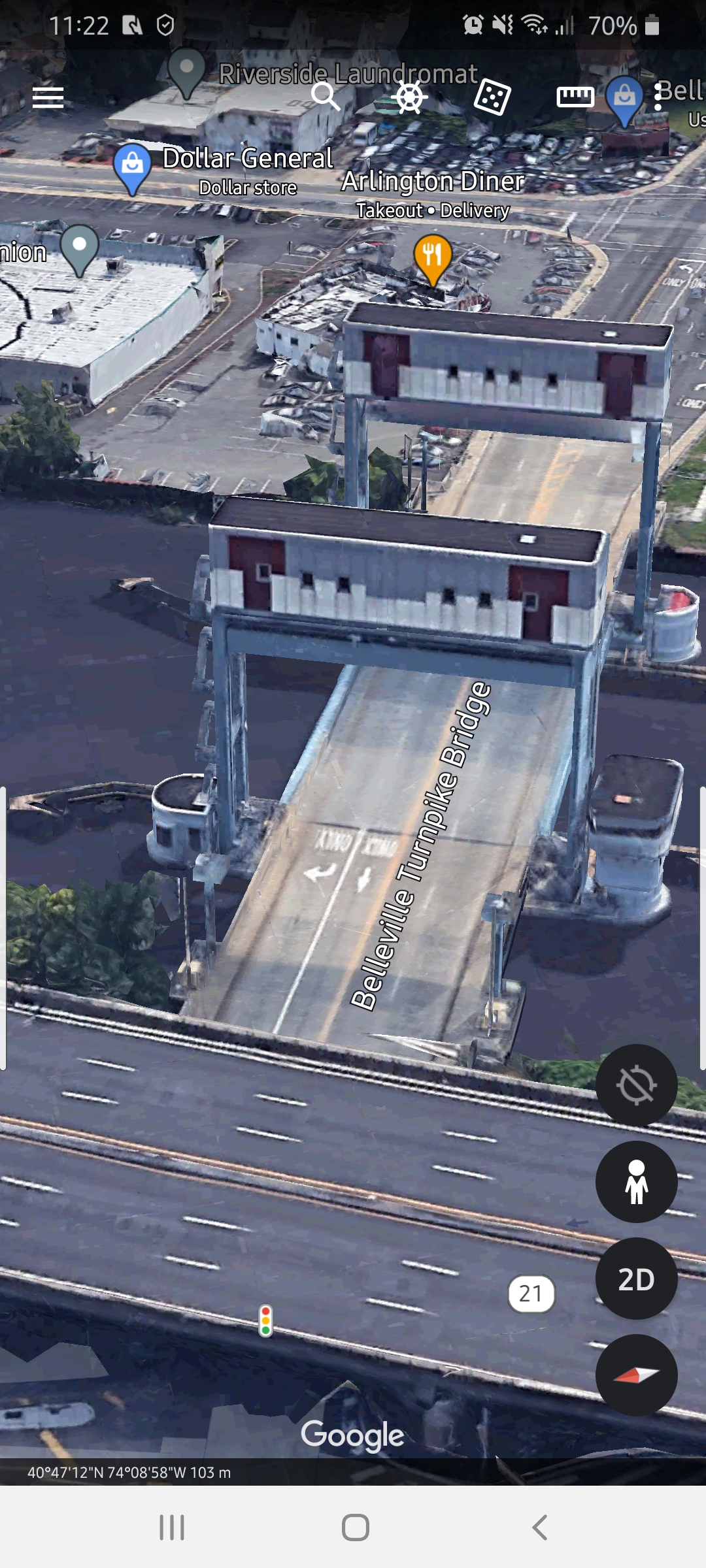 What is the purpose of the trailer looking on top of this bridge? Are