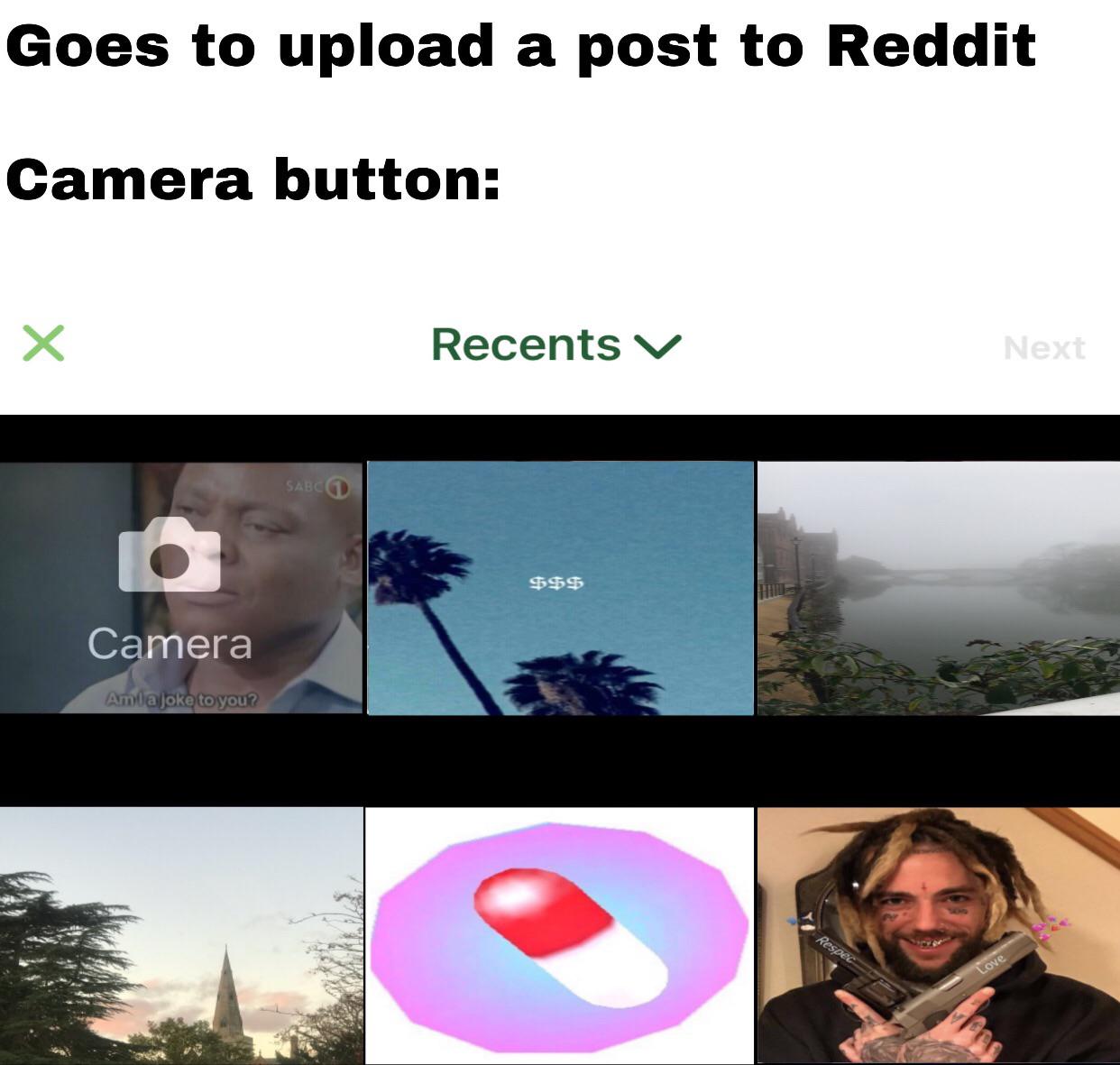 Who's opened camera on reddit before? | Scrolller
