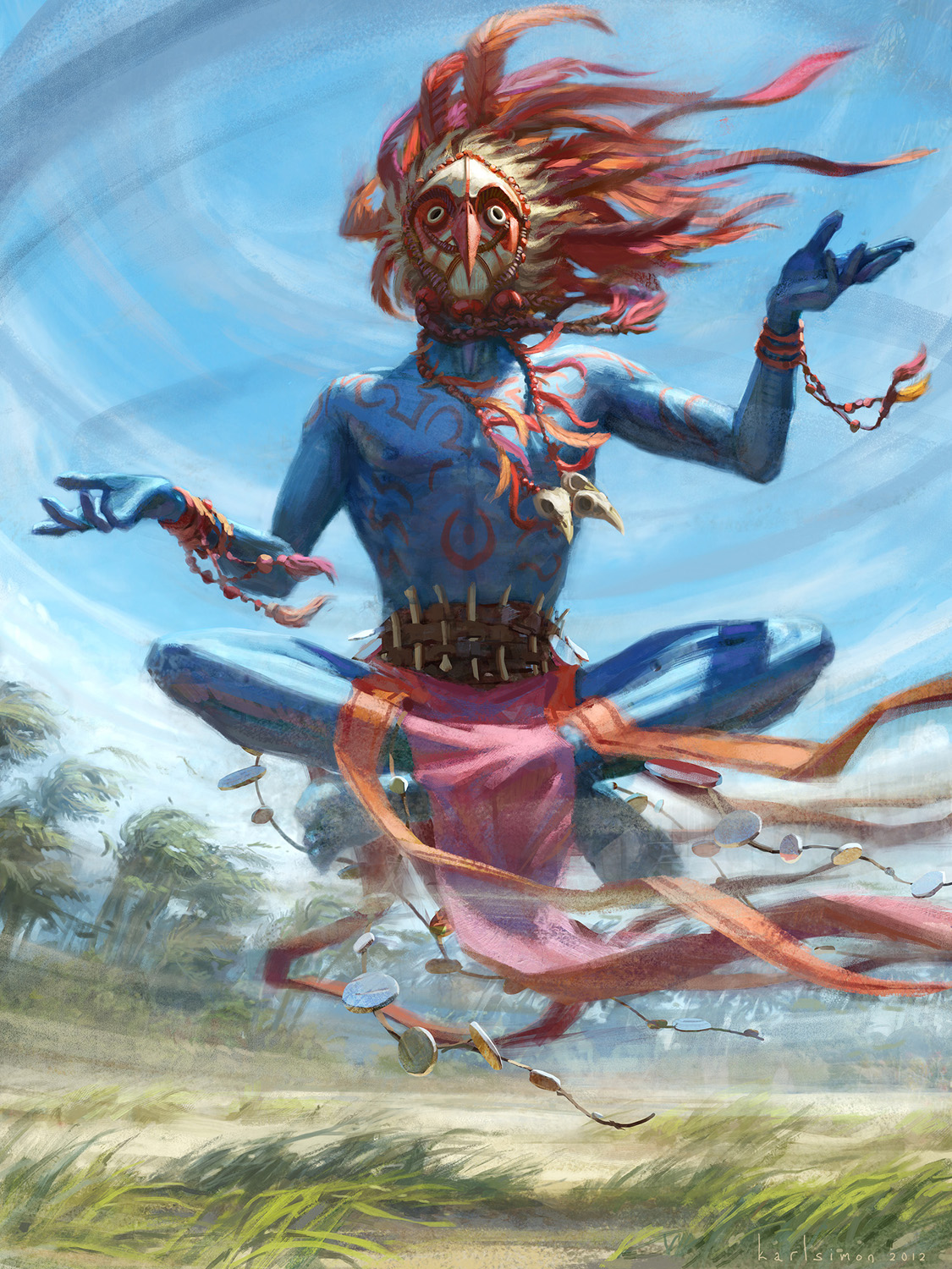 Wind Shaman Wind shaman by Karl Simon | Scrolller
