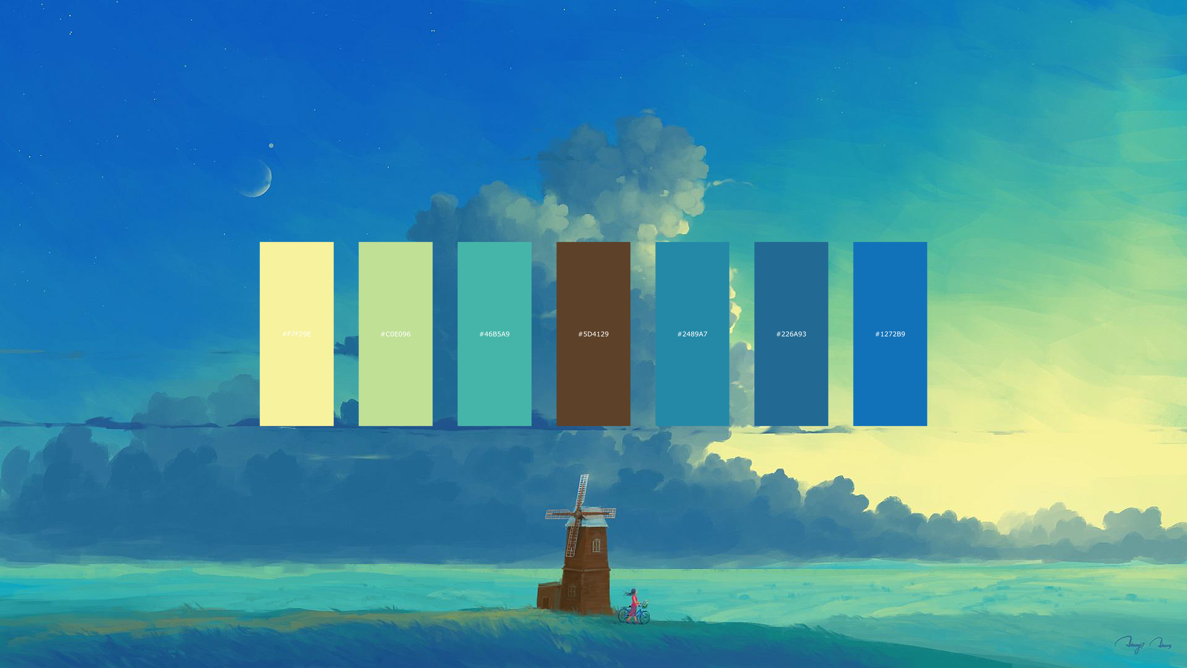 Windmill color palette [3840X2160] | Scrolller