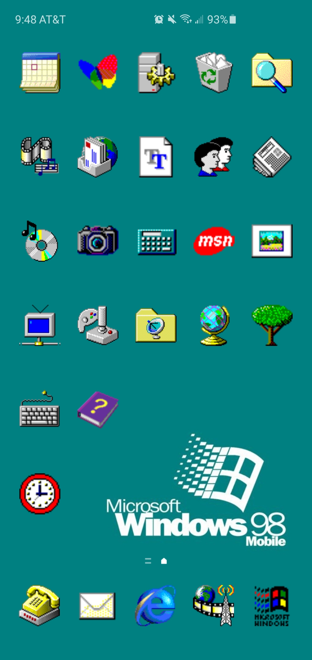 Windows 98!! Scrolller