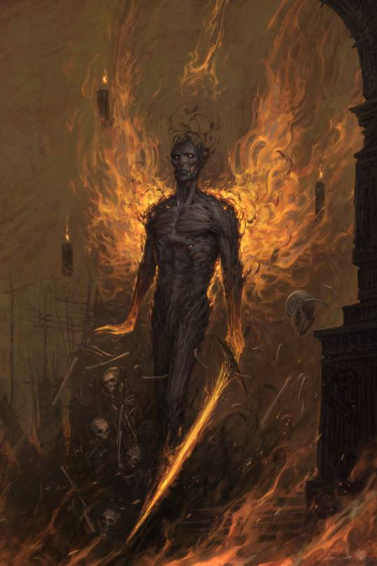"Wings of Death and Fire" by Fesbra