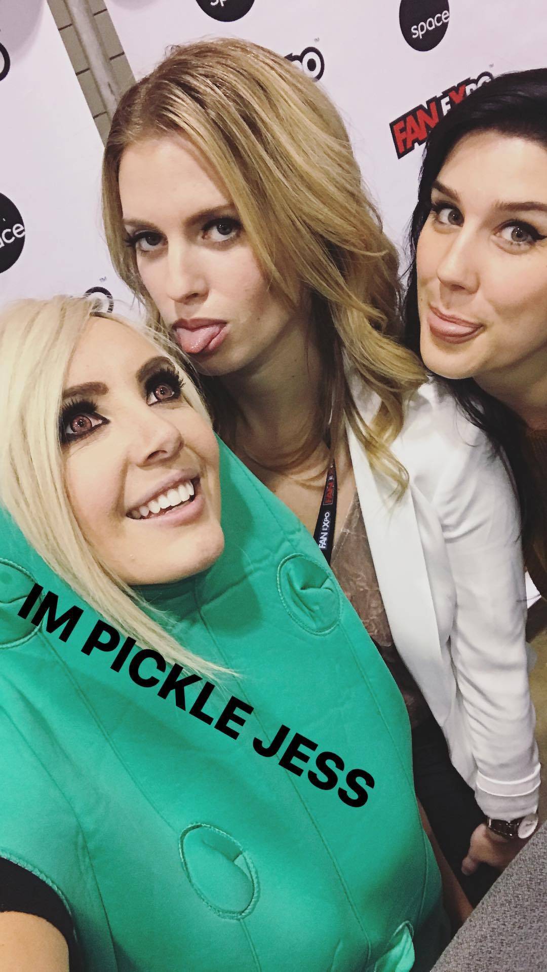 With Arryn Zech and Pickle Jessica Nigri | Scrolller