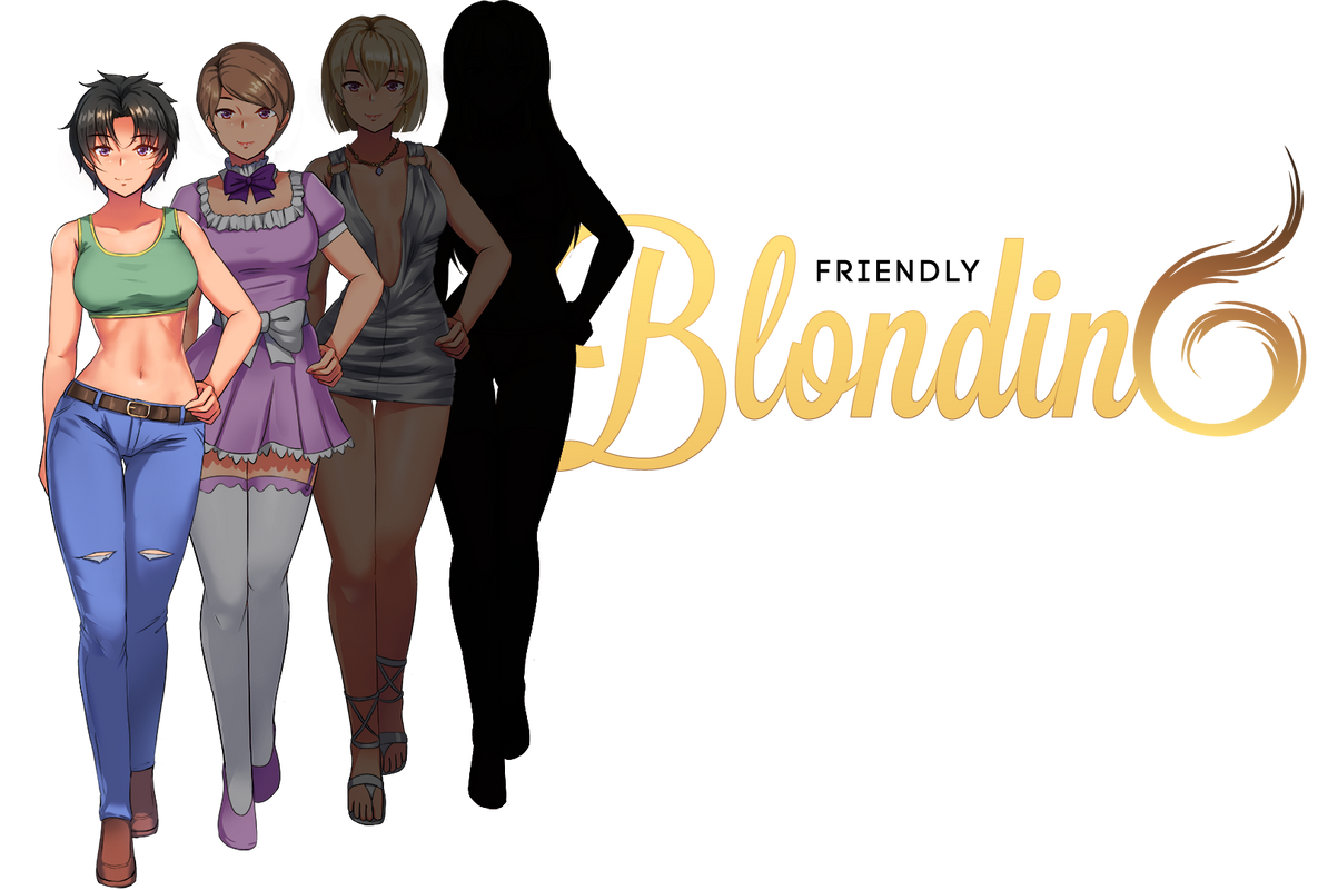 Working on a new netorare/corruption game Friendly Blonding Scrolller