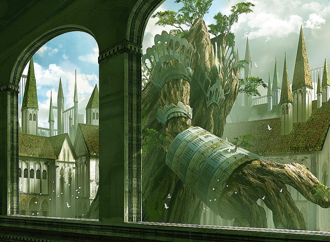 [/r/ImaginaryBehemoths] Worldsoul Colossus by James Paick | Scrolller