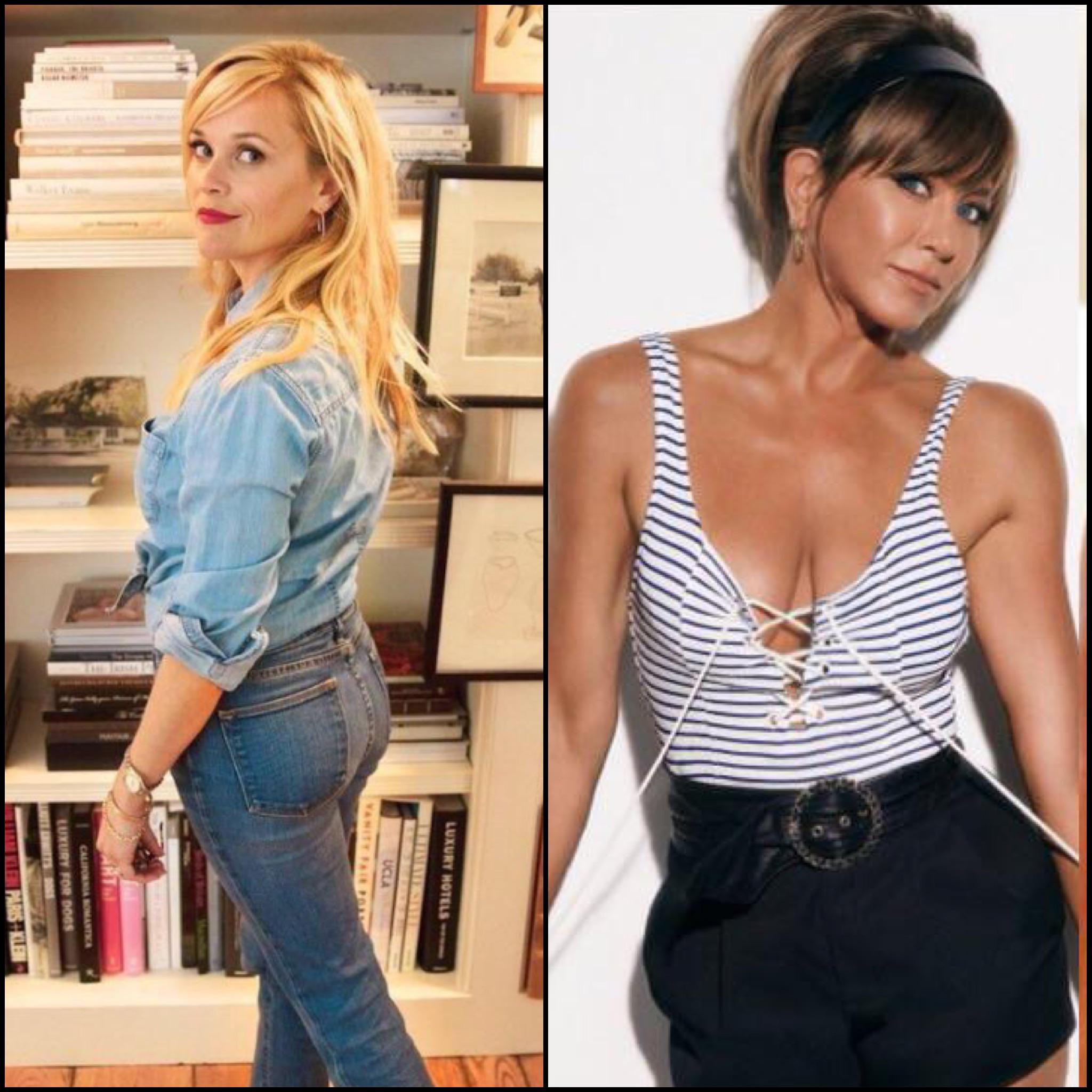 WYR fuck Reese Witherspoon in rough hair pulling doggy with a condom