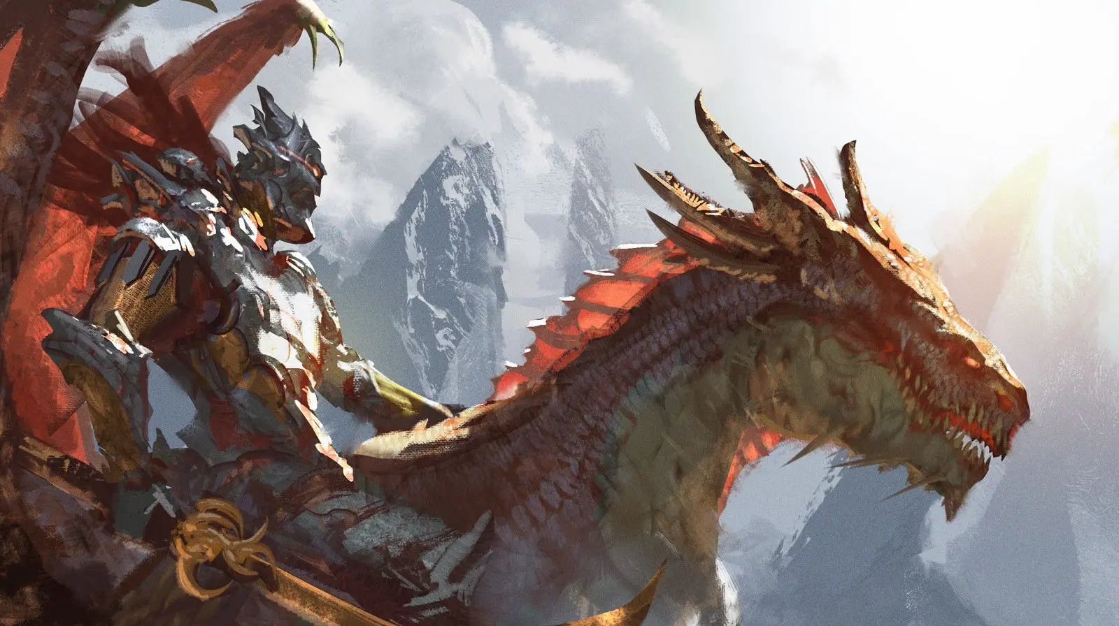 Wym Rider Dog Wyrm Rider by Sebastian Horoszko | Scrolller