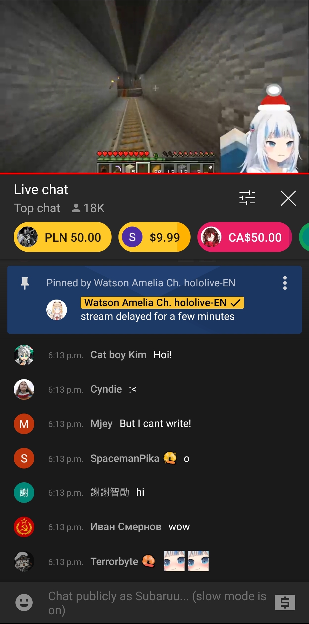 Youtube chat is officially broken Scrolller