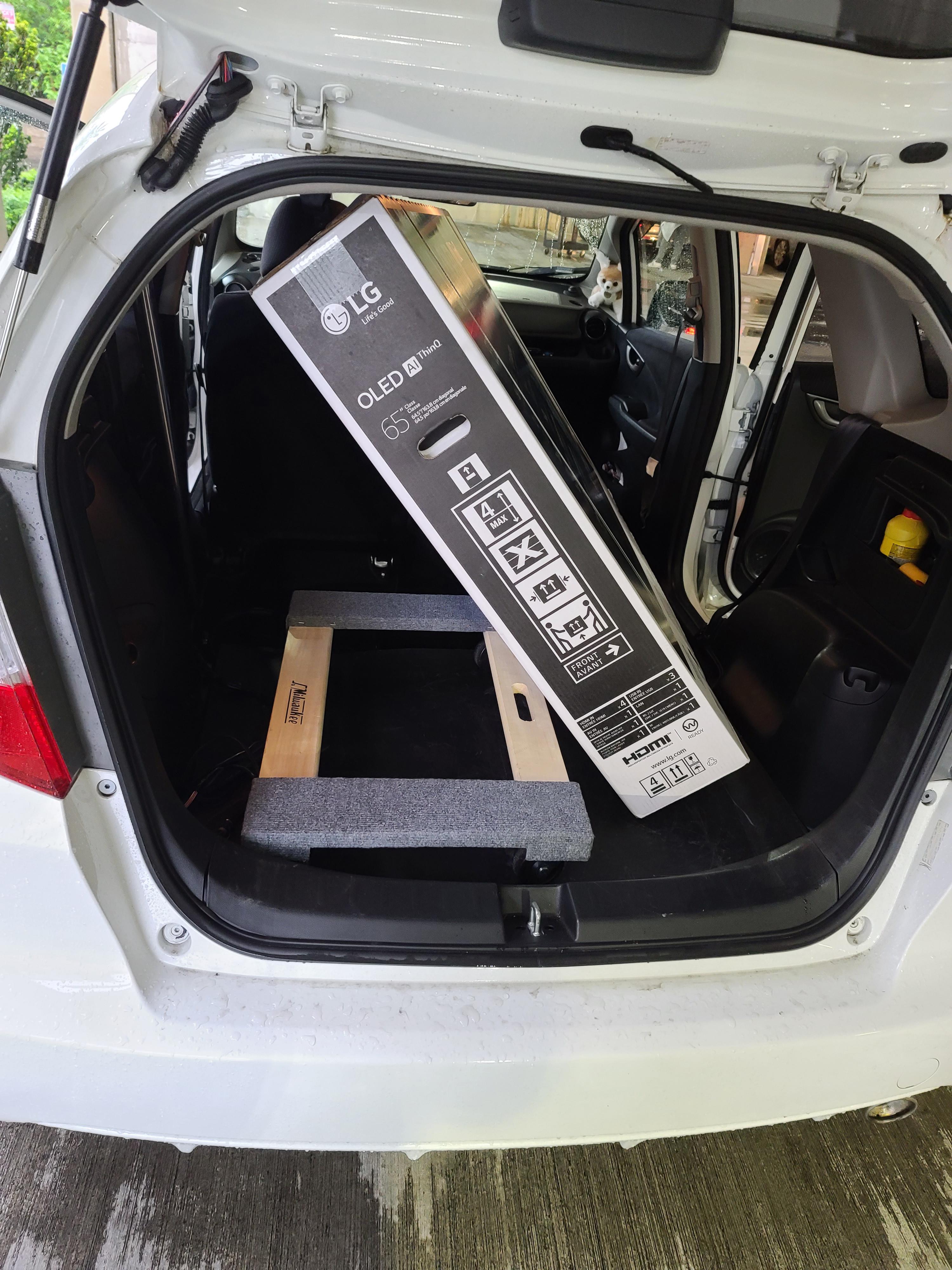 Yup it fit had to remove seats but didn t have to rent a truck