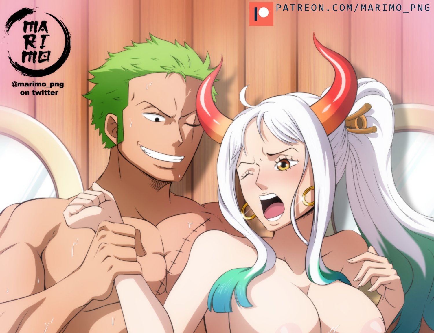 Zoro x Yamato (marimo_png) .