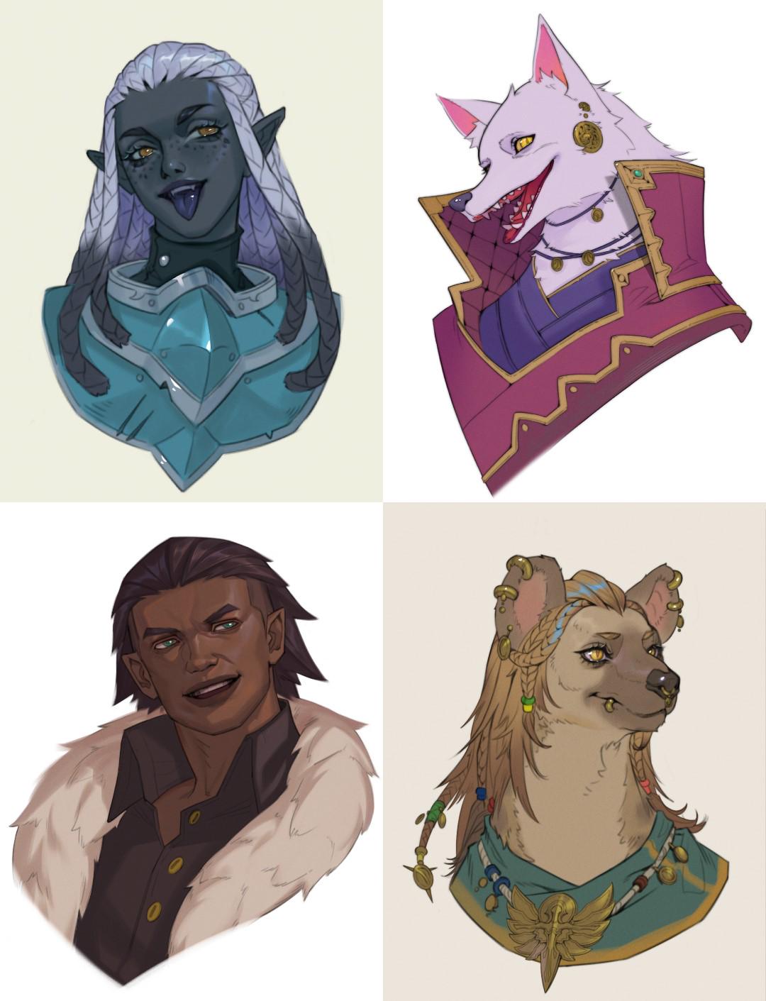 Some portraits by me