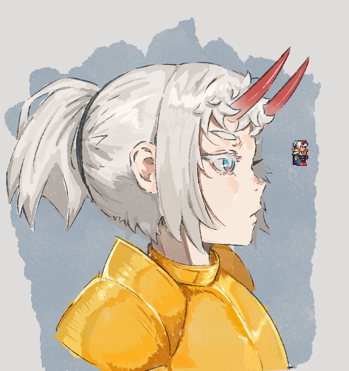 (OC) Decided to draw my melee character 