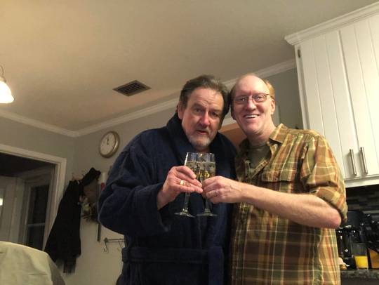 25th year sharing a toast and the 1st kiss of the year with the love of my life.