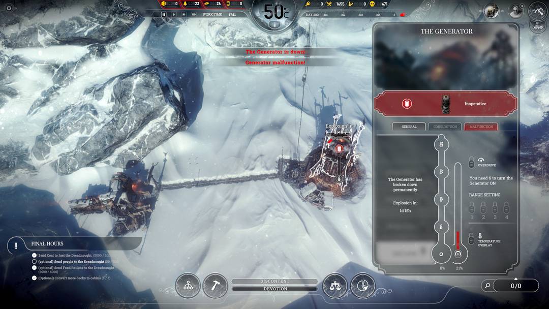 300 days Winterhome. No sign of New London