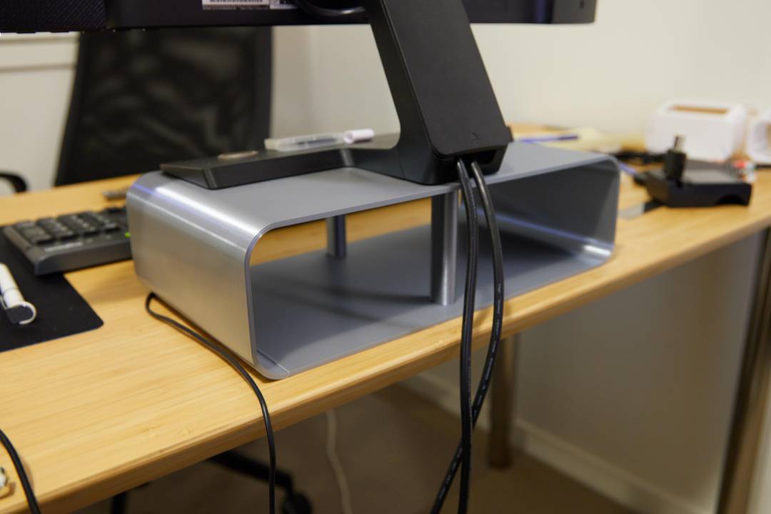 3d printed a monitor stand.