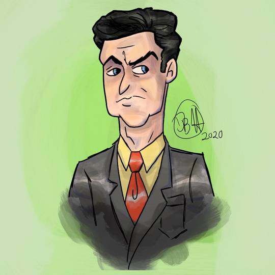 A cartoon Lassie (by me)