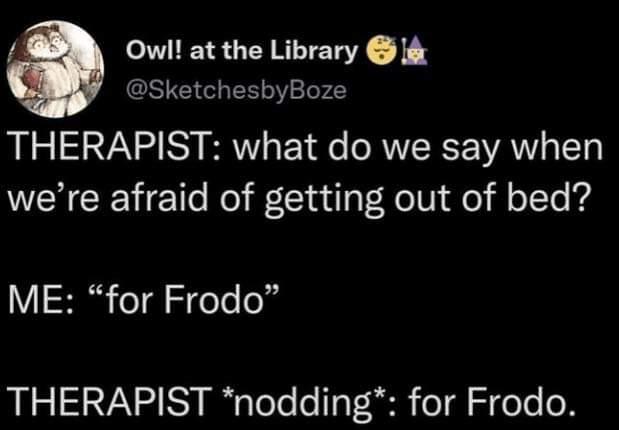 A good therapist is important 