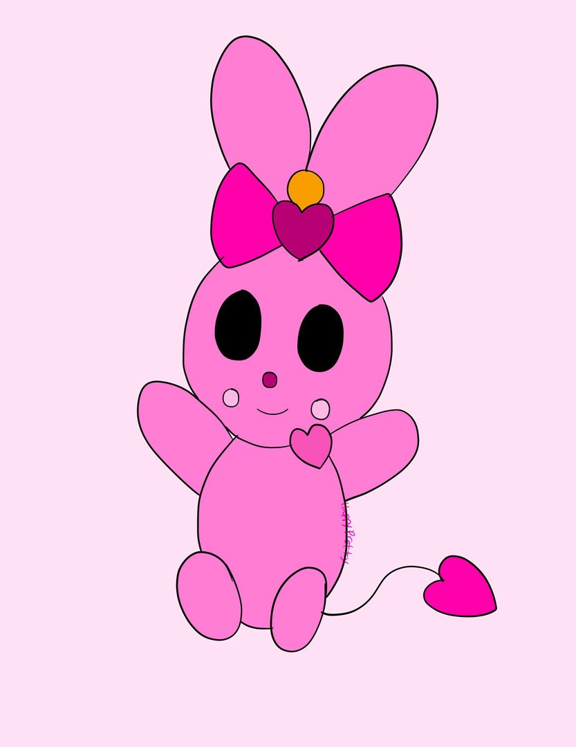 A magical girl mascot oc who resembles Mana and Nodoka’s mascots (and a few others)