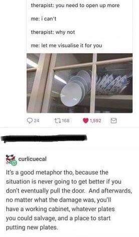 A meme about potentially getting better!