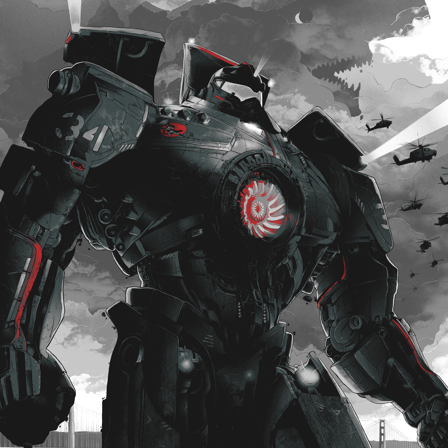 A Pacific Rim promo pic by an artist named Grzegorz Domaradzki (Gabz ...