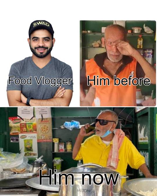 A poor Indian street food shop owner of a shop "baba ka Dhaba." was discovered by a food blogger. The vlogger created a charity to support him and said that all the money raised would go to the shop owner. The shop owner received the money and sues the vlogger for not giving the full amount raised.