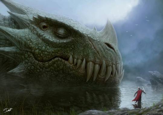 "A sleeping dragon" by Dennis Carlsson.