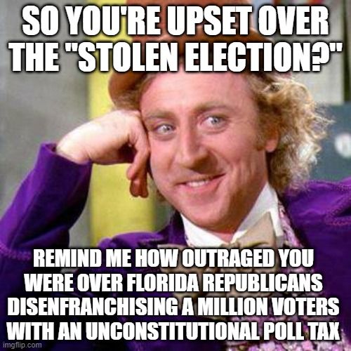 About that election....