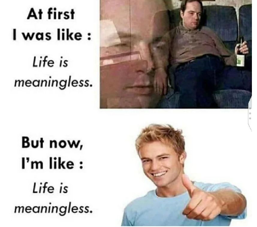 Actual footage of me leaving r/selfharm and joining r/madeofstyrofoam