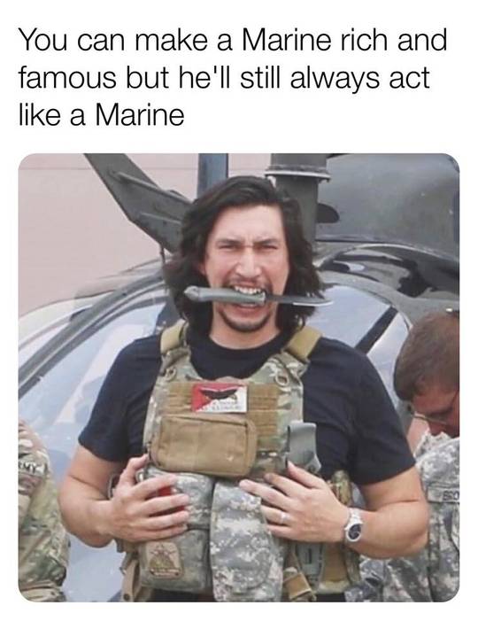 Adam Driver didn't forget his roots