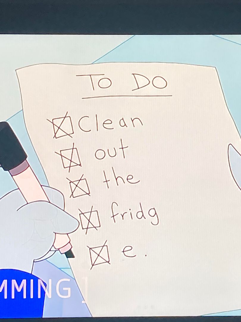ADHD to-do lists be like