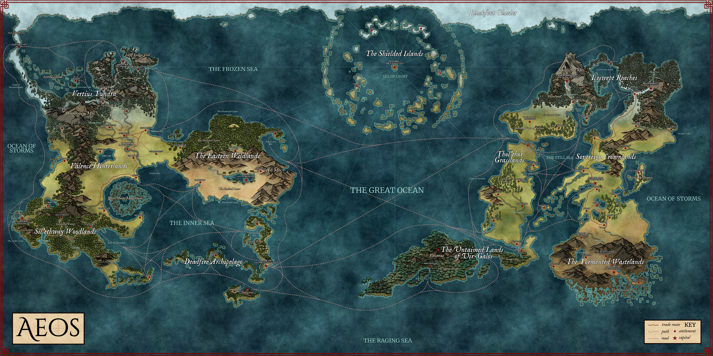 Aeos, map commission | Scrolller