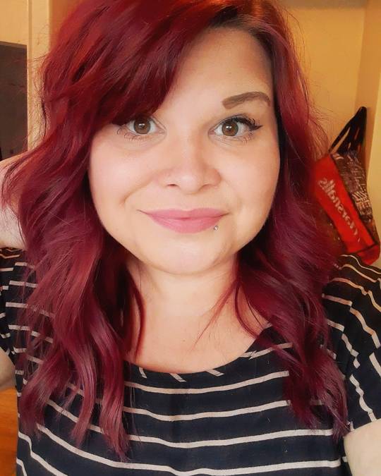After a huge cotton-candy disaster, I finally went to a professional and achieved "dusty rose"