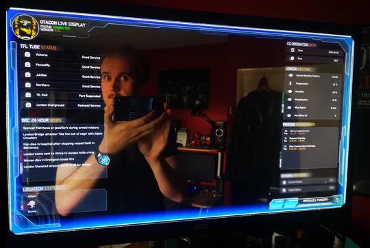 After much scrolling back and forth through ui-lovelace, pixel bothering, a change in OS and mounted goodies, V3 of my Magic Mirror Build