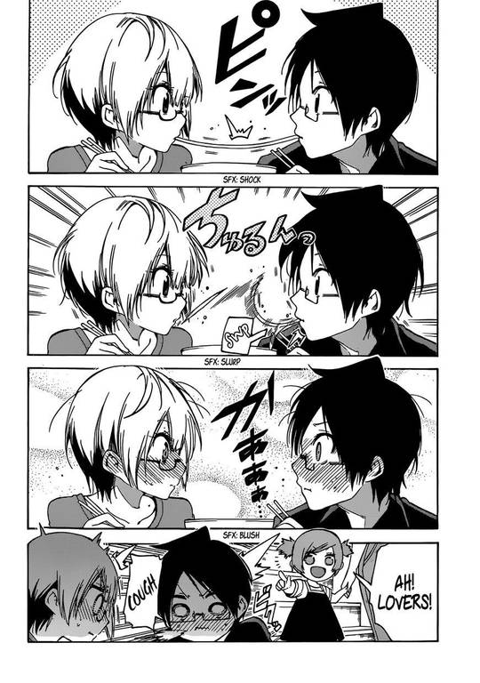 "Ah, lovers!"