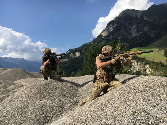 Airsoft in Switzerland.