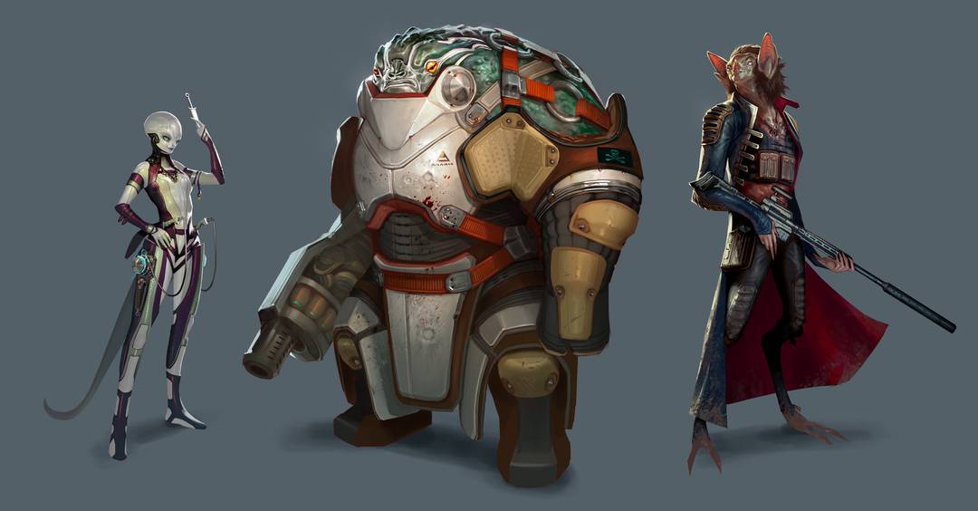 Alien Assassins by Simon Dubuc