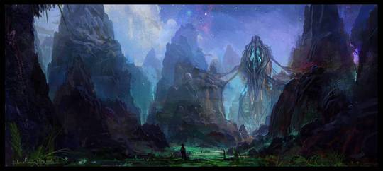 Alien Pod Nest by Brent Minehan