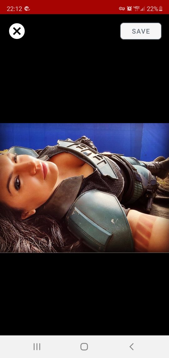 All I want is Gina Carano/Cara Dune sending me this saying "you up?"