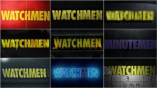 All the unique title cards from the series