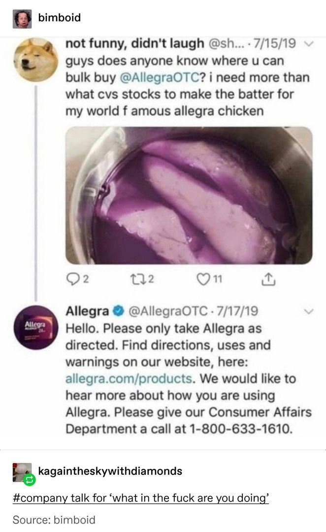 Allegra chicken