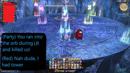 Among Us and FF14 are very similar