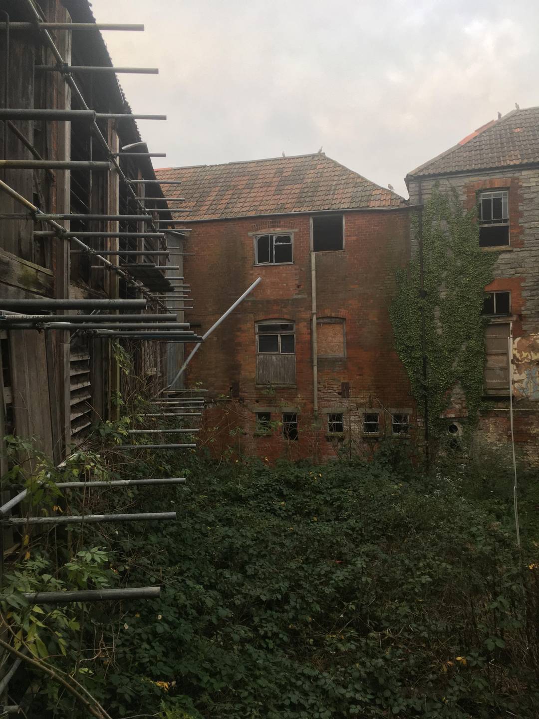 An abandoned shoe factory in my hometown