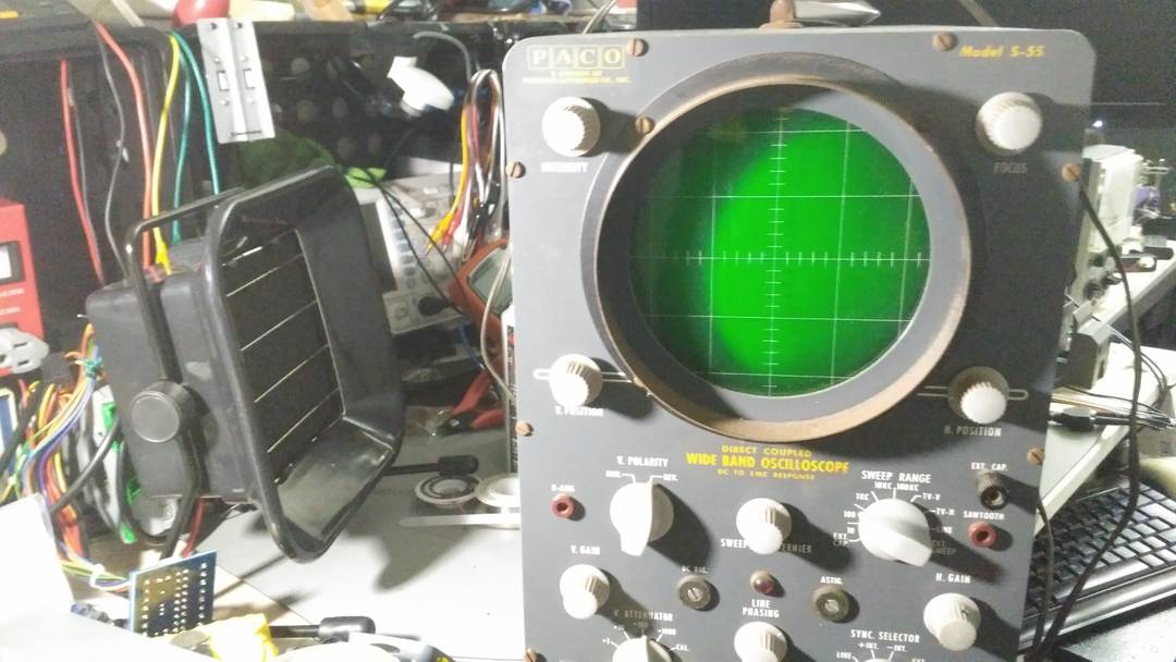 An Old 50's Paco Oscilloscope Found At a Thrift Store for 50 Bucks