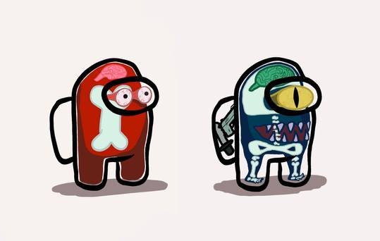 Anatomy of crewmate vs. imposter