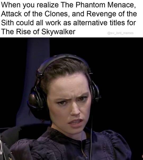 And TFA could use the OT titles (kind of)