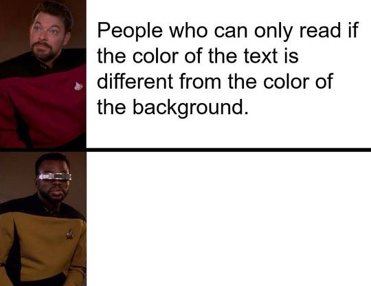 Another silly meme...