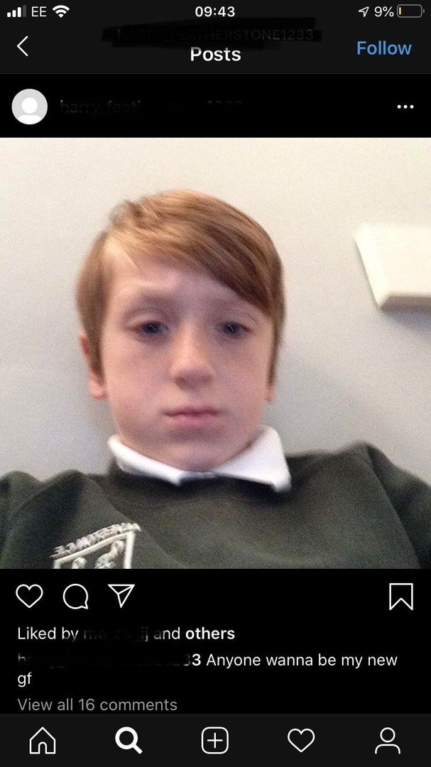 He needs a gf
